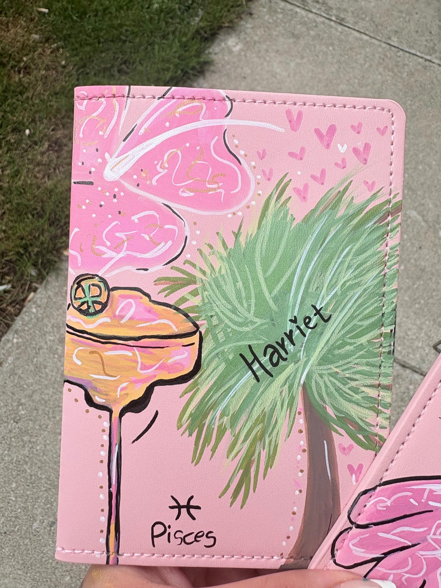 Custom passport cover & tag