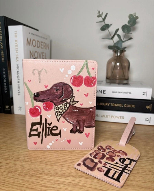 Custom passport cover & tag