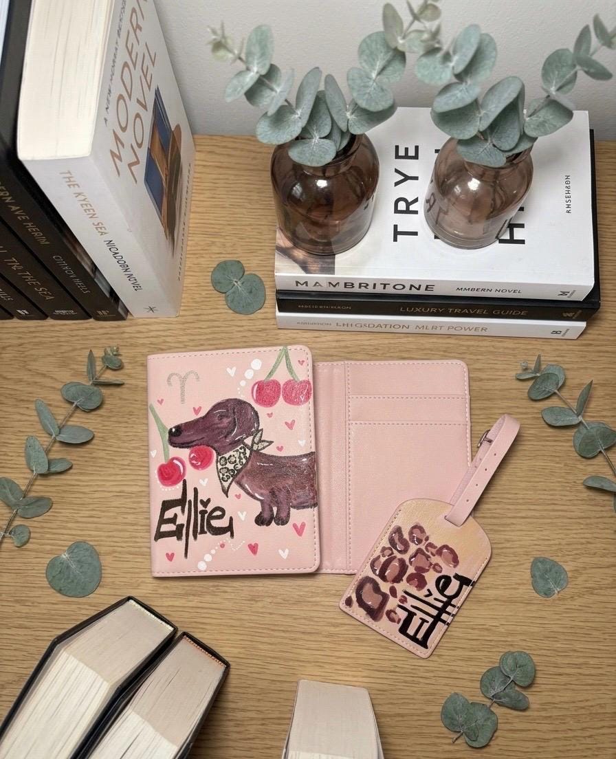 Custom passport cover & tag