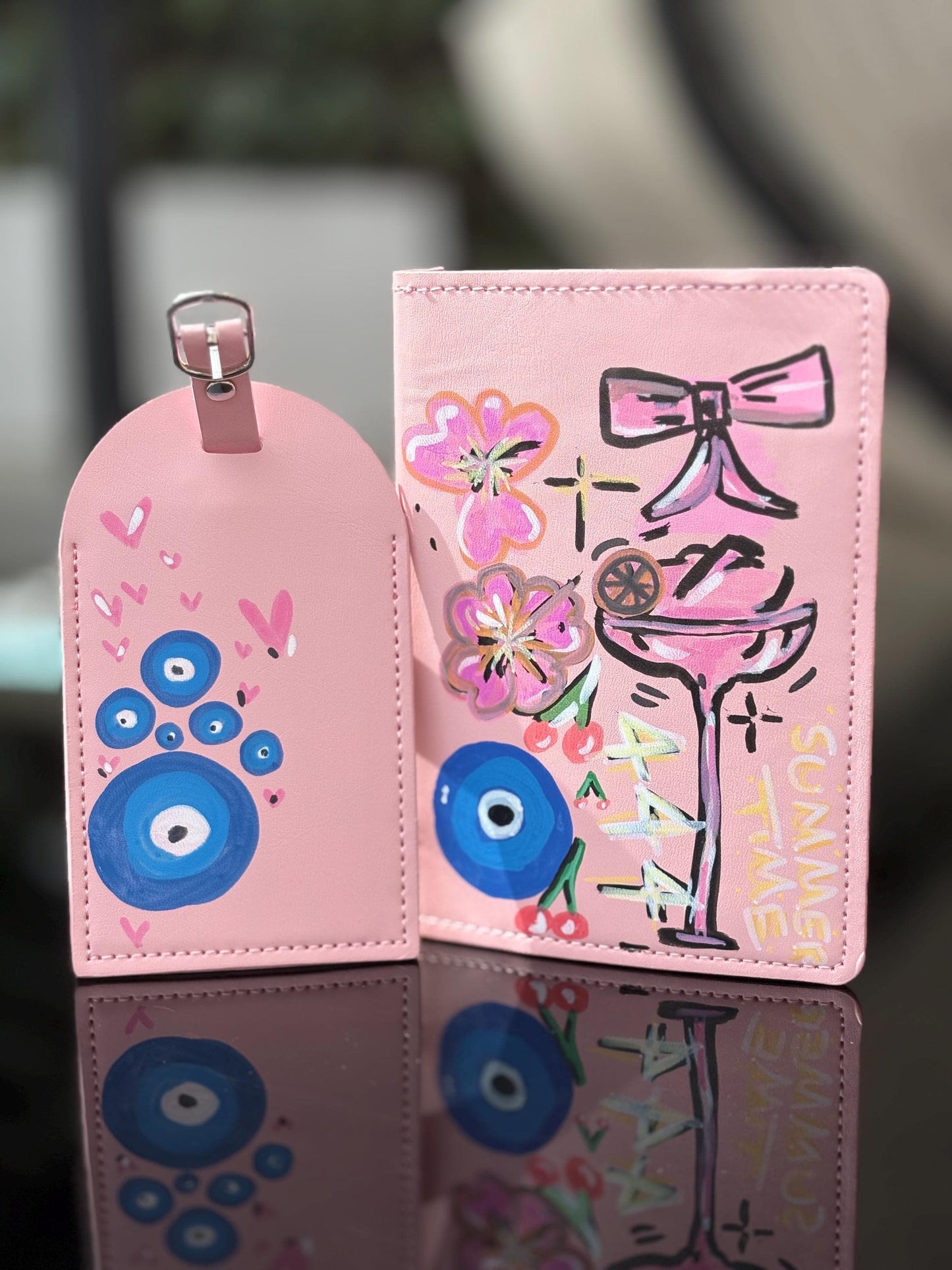 personalised passport cover & tag