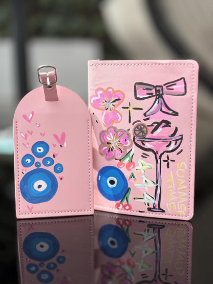 personalised passport cover & tag